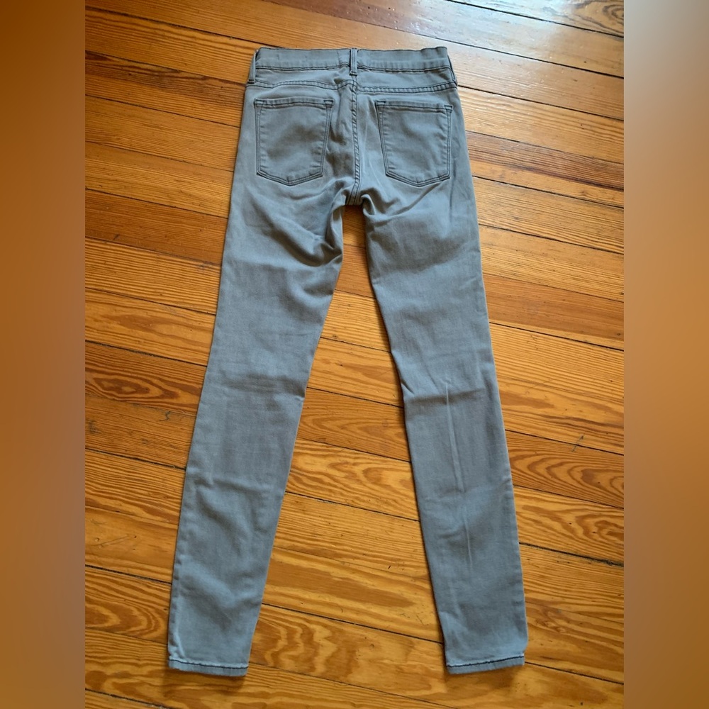 Frame Denim Grey LeSkinny de Jeanne Distressed Jeans Size 27 👖 - Picture 3 of 8